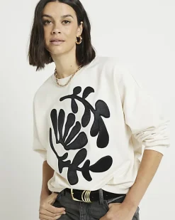 River Island flower sweatshirt< Loungewear