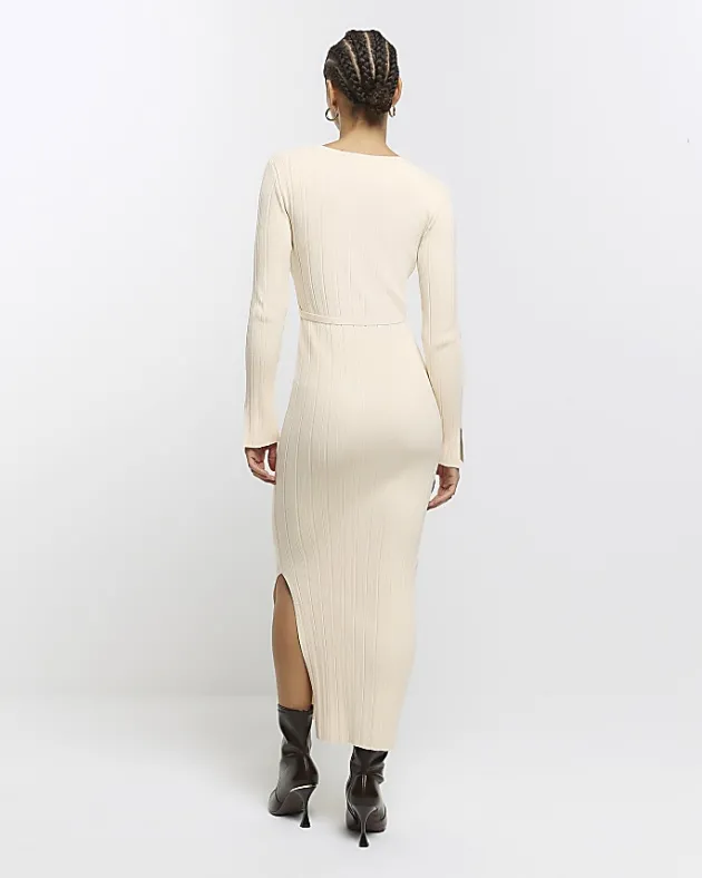 River Island knit rib jumper maxi dress< Dresses