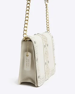 River Island leather studded cross body bag< Bags, Purses & Luggage