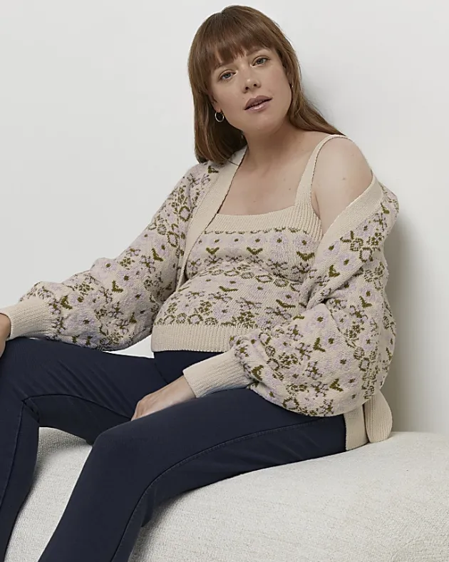 River Island maternity cami and cardigan set< Maternity