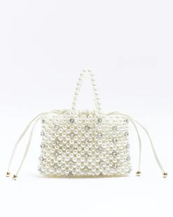 River Island pearl embellished handbag< Bags, Purses & Luggage