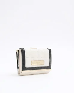 River Island quilted clip top purse< Bags, Purses & Luggage