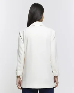 River Island rolled sleeve relaxed blazer< Suits & Tailoring