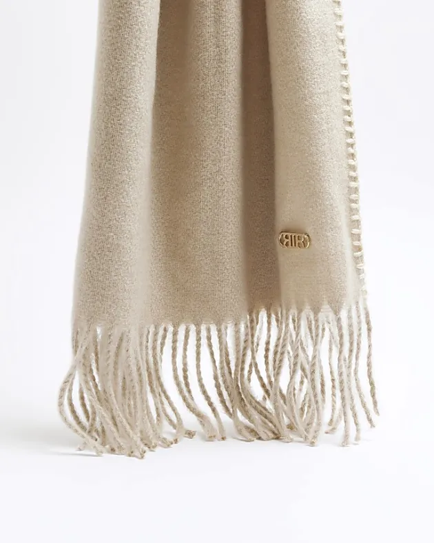 River Island stitch detail scarf< Accessories