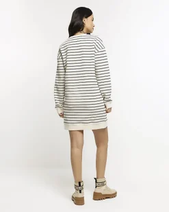 River Island stripe sweatshirt mini dress< Dresses