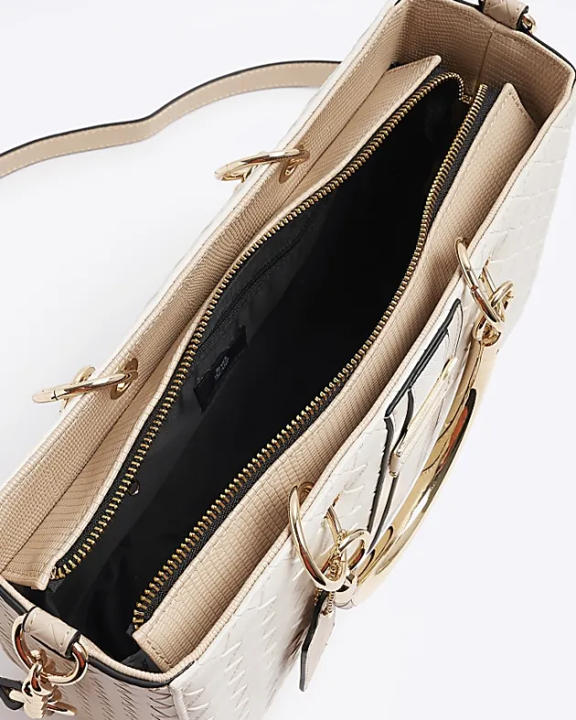 River Island weave tote bag< Bags, Purses & Luggage