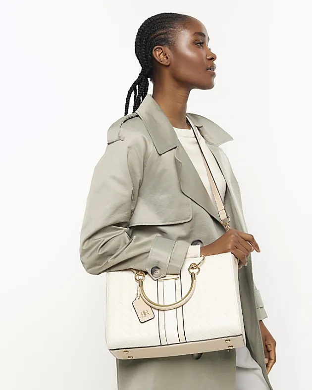 River Island weave tote bag< Bags, Purses & Luggage