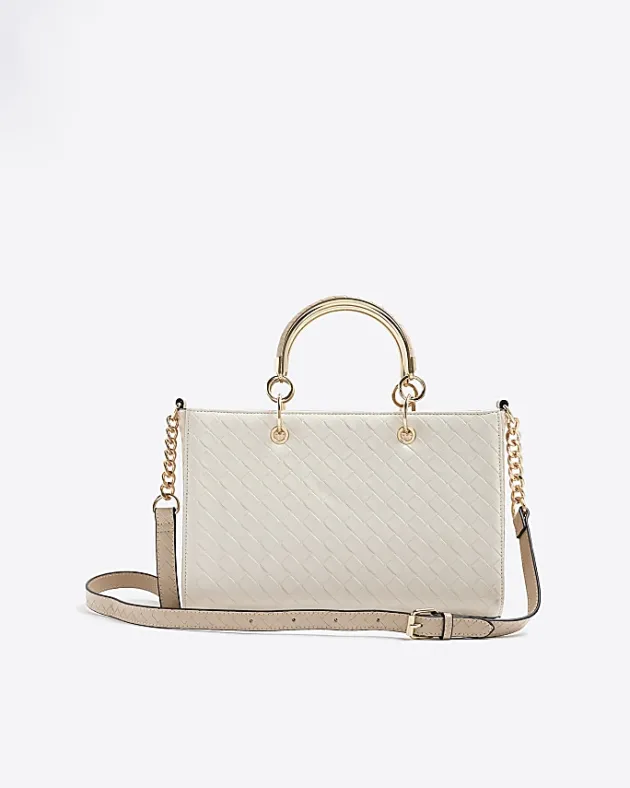 River Island weave tote bag< Bags, Purses & Luggage
