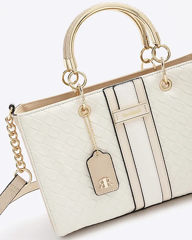 River Island weave tote bag< Bags, Purses & Luggage