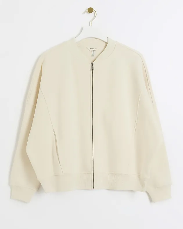 River Island zip up bomber sweatshirt< Loungewear