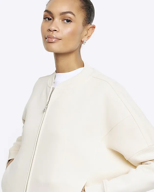 River Island zip up bomber sweatshirt< Loungewear