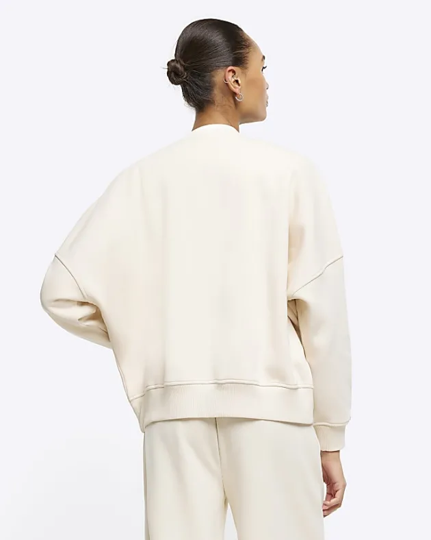 River Island zip up bomber sweatshirt< Loungewear