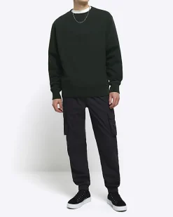 River Island Dark regular fit plain sweatshirt< Hoodies & Sweatshirts