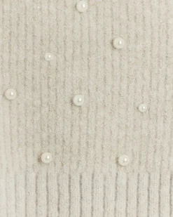 River Island Girls Beige Embellished Knit Top And Shirt< Sets & Outfits