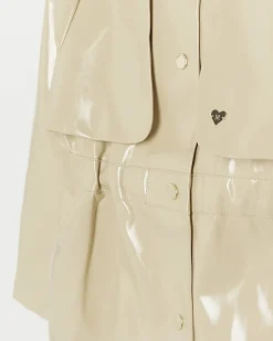 River Island Girls beige hooded trench jacket< Coats & Jackets