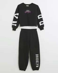 River Island Girls Brooklyn sweatshirt set< Sets & Outfits