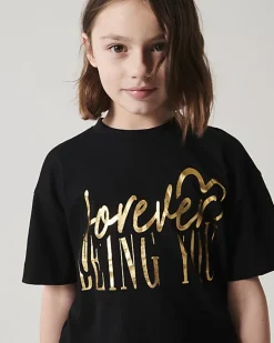 River Island Girls crop graphic t-shirt< Tops & T-shirts