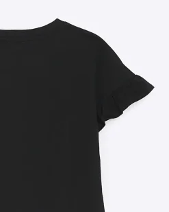 River Island Girls embellished lips t-shirt< Tops & T-shirts