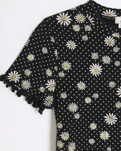 River Island Girls floral crop t-shirt< Tops & T-shirts