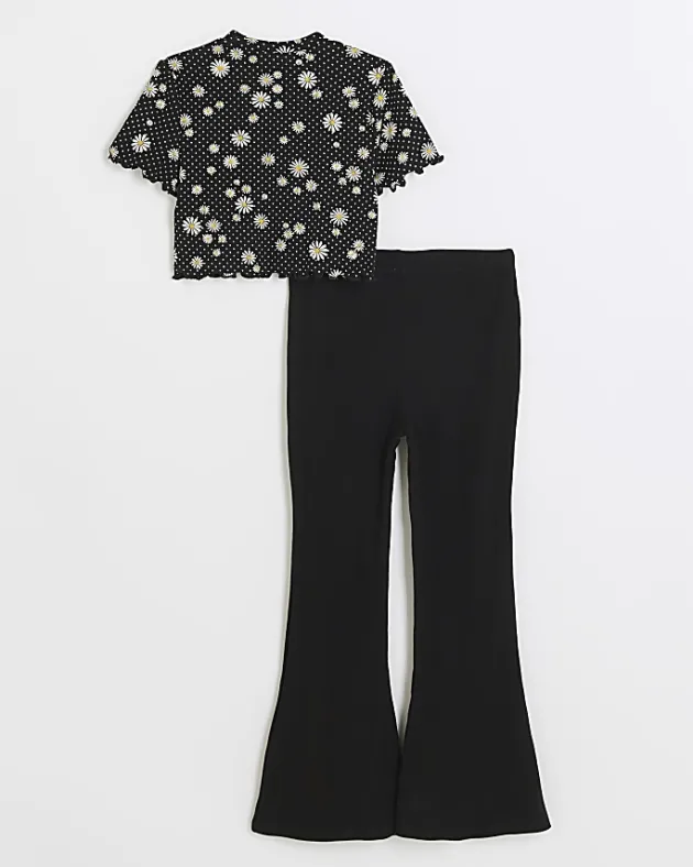 River Island Girls floral top and trousers set< Sets & Outfits