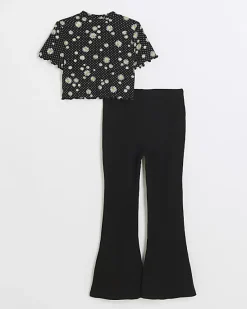River Island Girls floral top and trousers set< Sets & Outfits