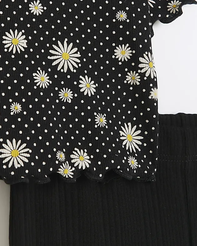 River Island Girls floral top and trousers set< Sets & Outfits