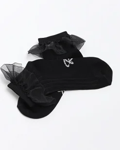 River Island Girls frill socks 2 pack< Multipacks