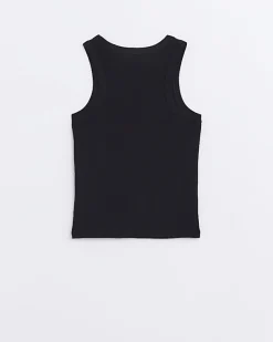 River Island Girls Long line ribbed tank top< Tops & T-shirts