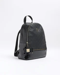 River Island Girls quilted bow detail backpack< Bags & Purses