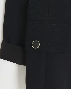 River Island Girls rolled sleeve blazer< Coats & Jackets