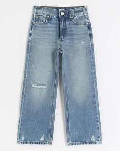 River Island Girls straight ripped jeans< Jeans
