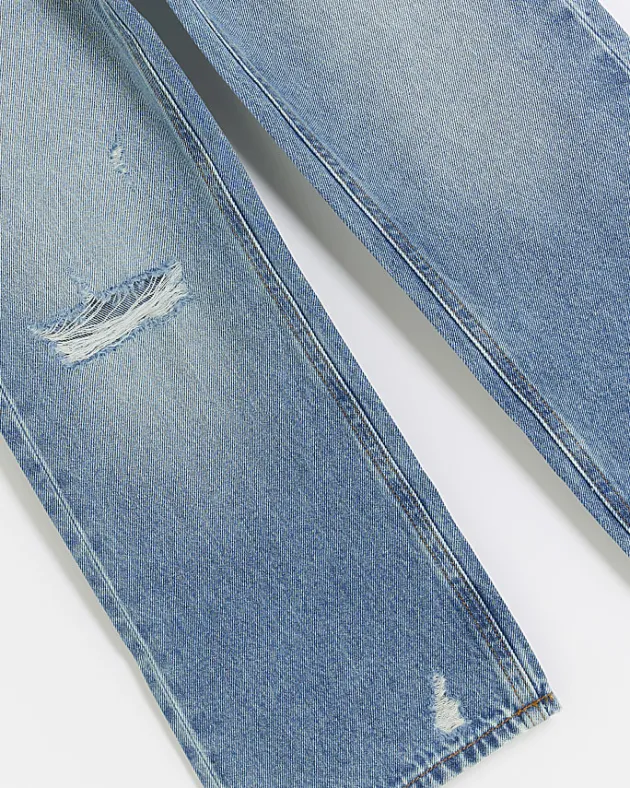 River Island Girls straight ripped jeans< Jeans