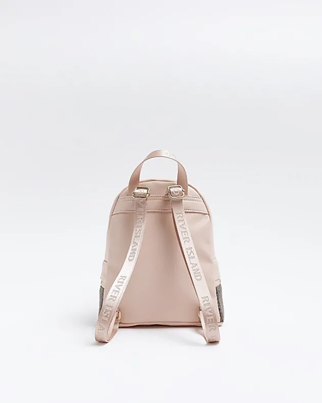 River Island Girls RI floral monogram backpack< Bags & Purses