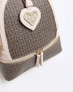 River Island Girls RI floral monogram backpack< Bags & Purses