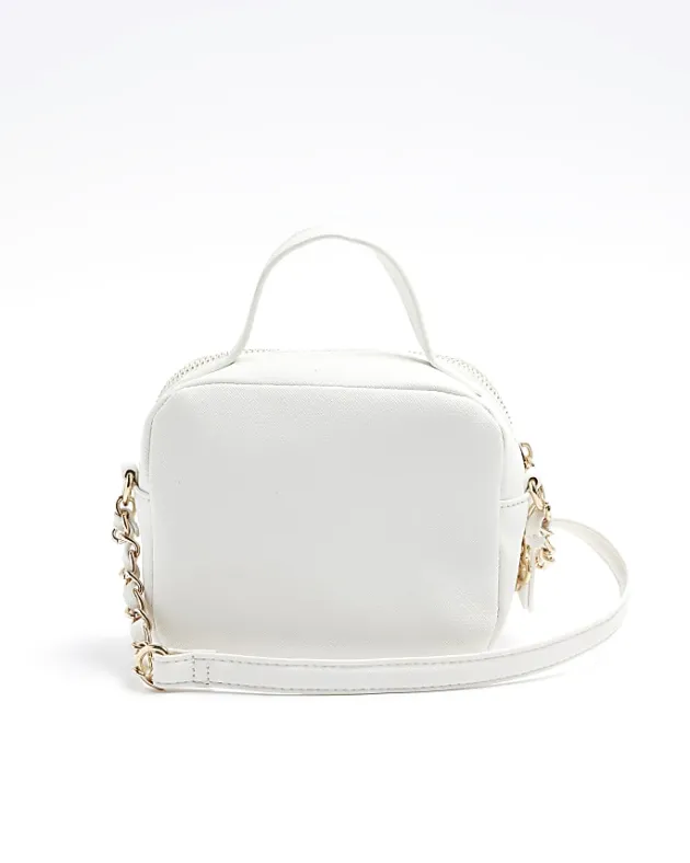 River Island Girls boucle pearl cross body bag< Bags & Purses