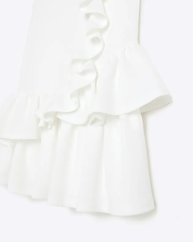 River Island Girls frill sleeveless shift dress< 9 - 12 Yrs