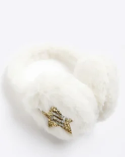 River Island Girls Glitter Star Earmuffs< Accessories & Jewellery