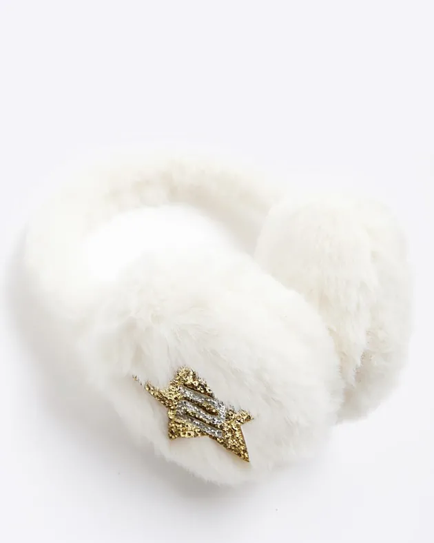 River Island Girls Glitter Star Earmuffs< Accessories & Jewellery
