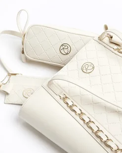 River Island Girls quilted bow shopper bag bundle< Bags & Purses