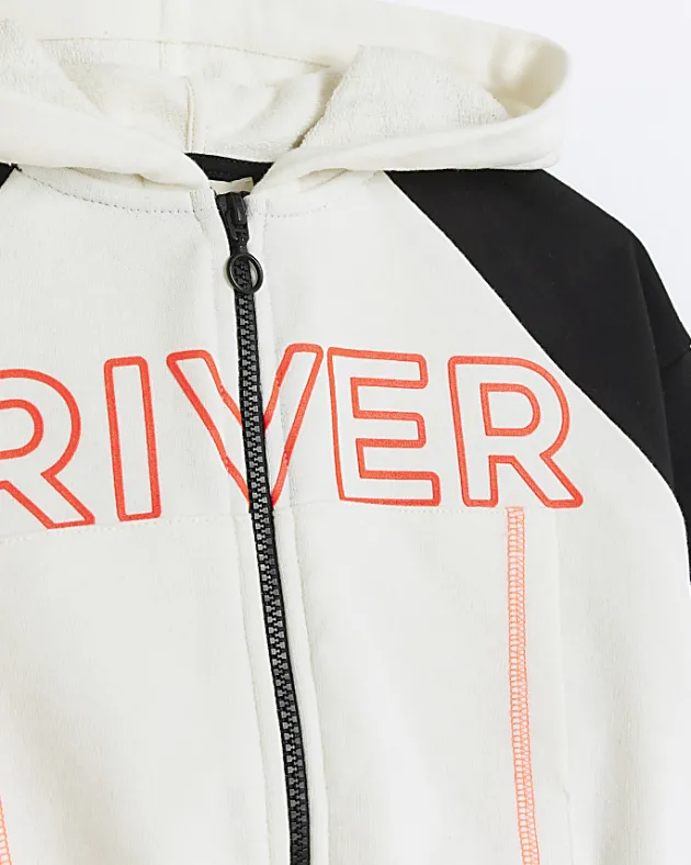 River Island Girls RI Active zip up hoodie< 9 - 12 Yrs