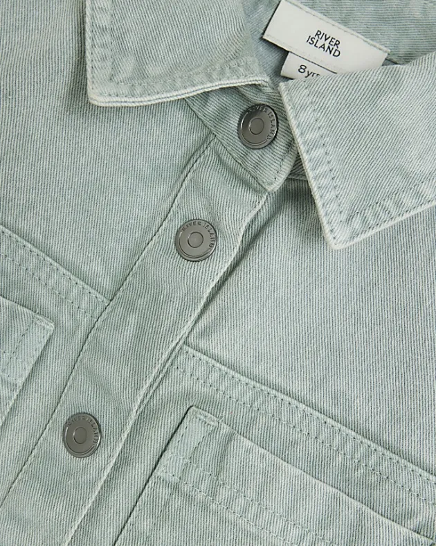 River Island Girls denim button up shirt dress< Dresses