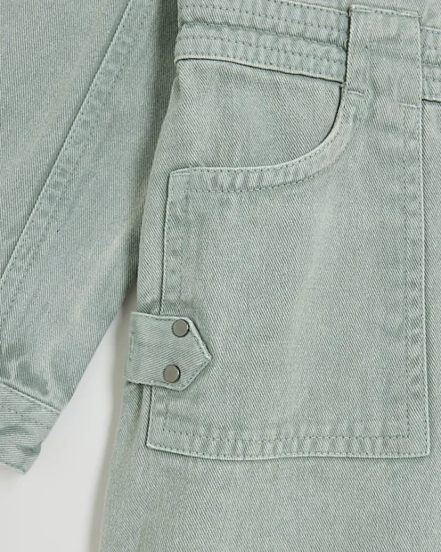 River Island Girls denim button up shirt dress< Dresses