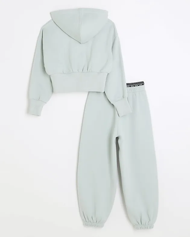 River Island Girls graphic hoodie and joggers set< Sets & Outfits