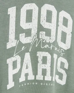 River Island Girls graphic washed hoodie< Tops & T-shirts