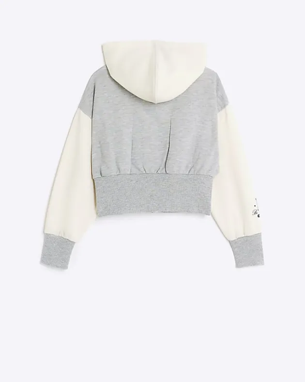 River Island Girls colour block zip hoodie< Tops & T-shirts