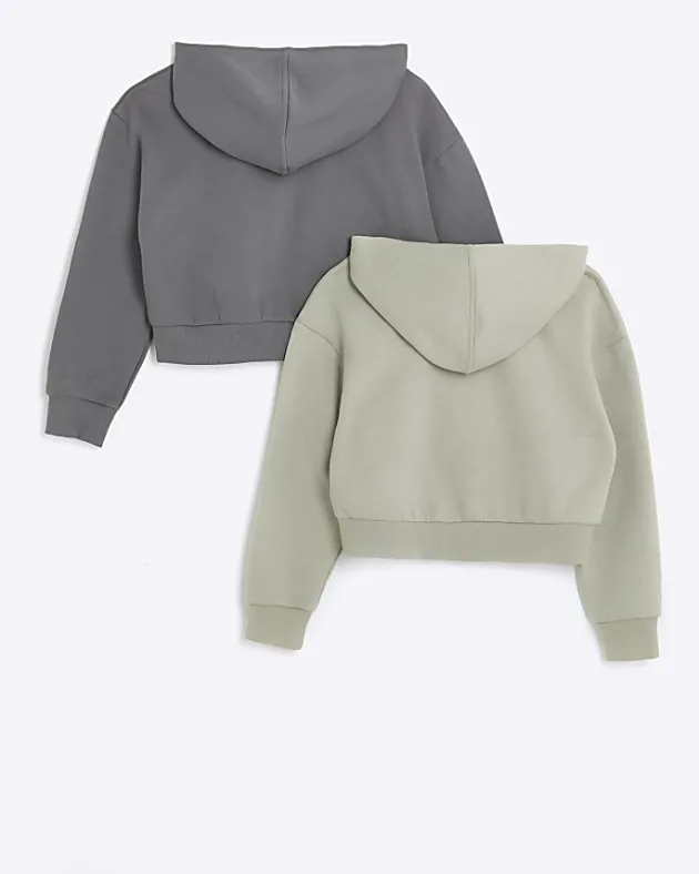 River Island Girls crop New York hoodie 2 pack< Sets & Outfits