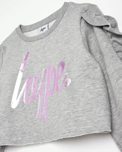 River Island Girls HYPE ruffle sleeve sweatshirt< Tops & T-shirts