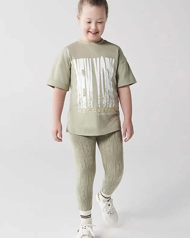 River Island Girls New York graphic t-shirt set< Sets & Outfits