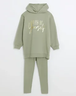 River Island Girls oversized hoodie and leggings set< Sets & Outfits