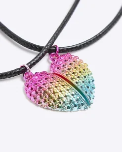 River Island Girls BFF Heart necklace< Accessories & Jewellery